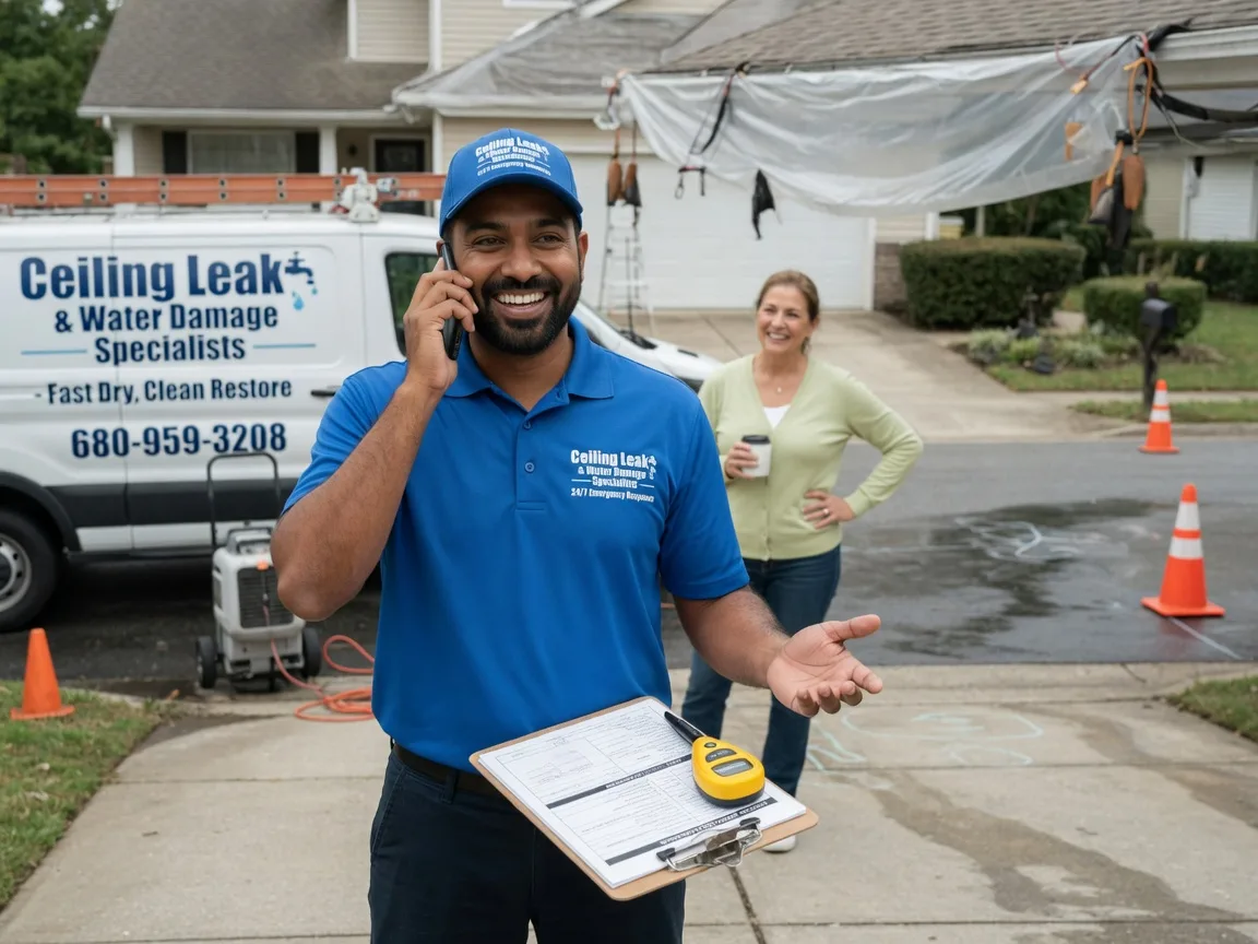 Ceiling Leak Cleanup Mount Braddock, PA FAQs